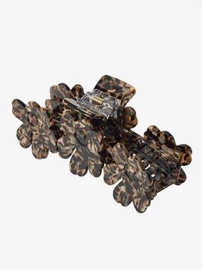 Marimekko Mini Unikko Hair Clip - Brown